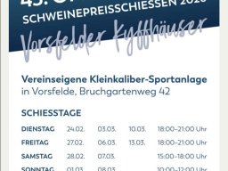 Schweinepreisschießen 2026